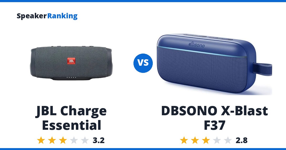 JBL Charge Essential vs DBSONO X-Blast F37
