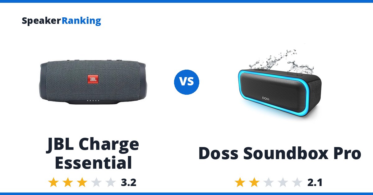 JBL Charge Essential vs Doss Soundbox Pro