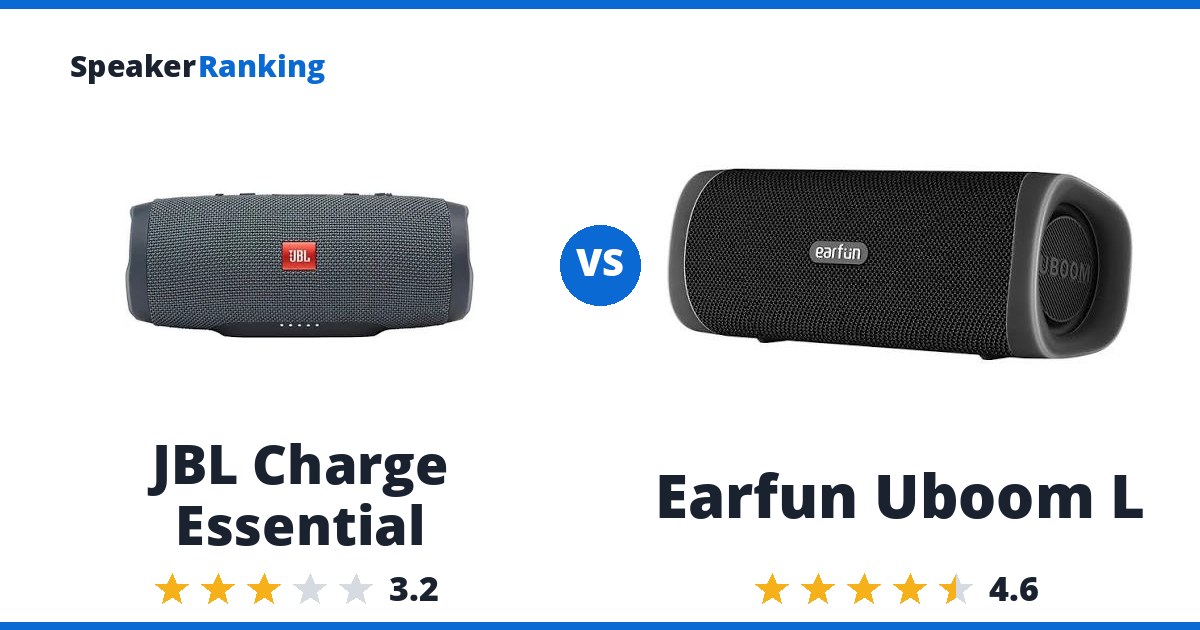 JBL Charge Essential vs Earfun Uboom L