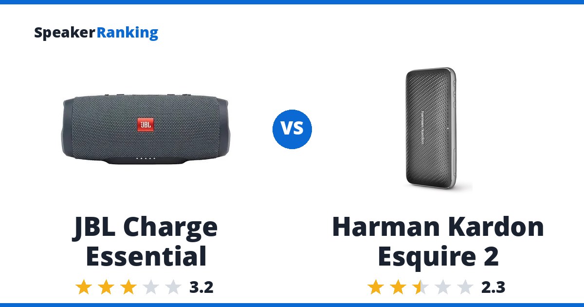 JBL Charge Essential vs Harman Kardon Esquire 2