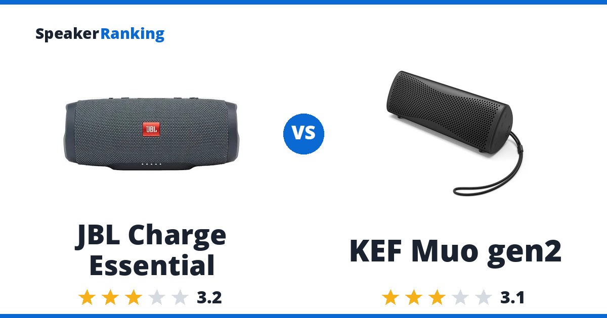 JBL Charge Essential vs KEF Muo gen2