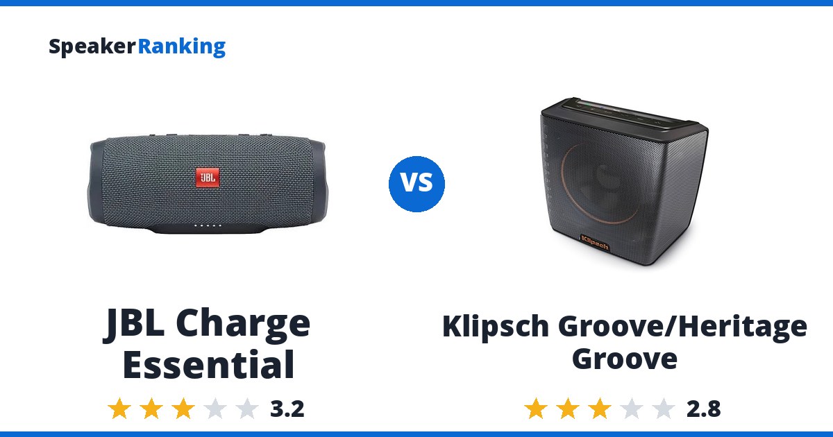 JBL Charge Essential vs Klipsch Groove/Heritage Groove