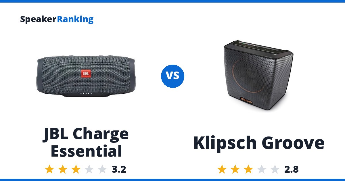 JBL Charge Essential vs Klipsch Groove