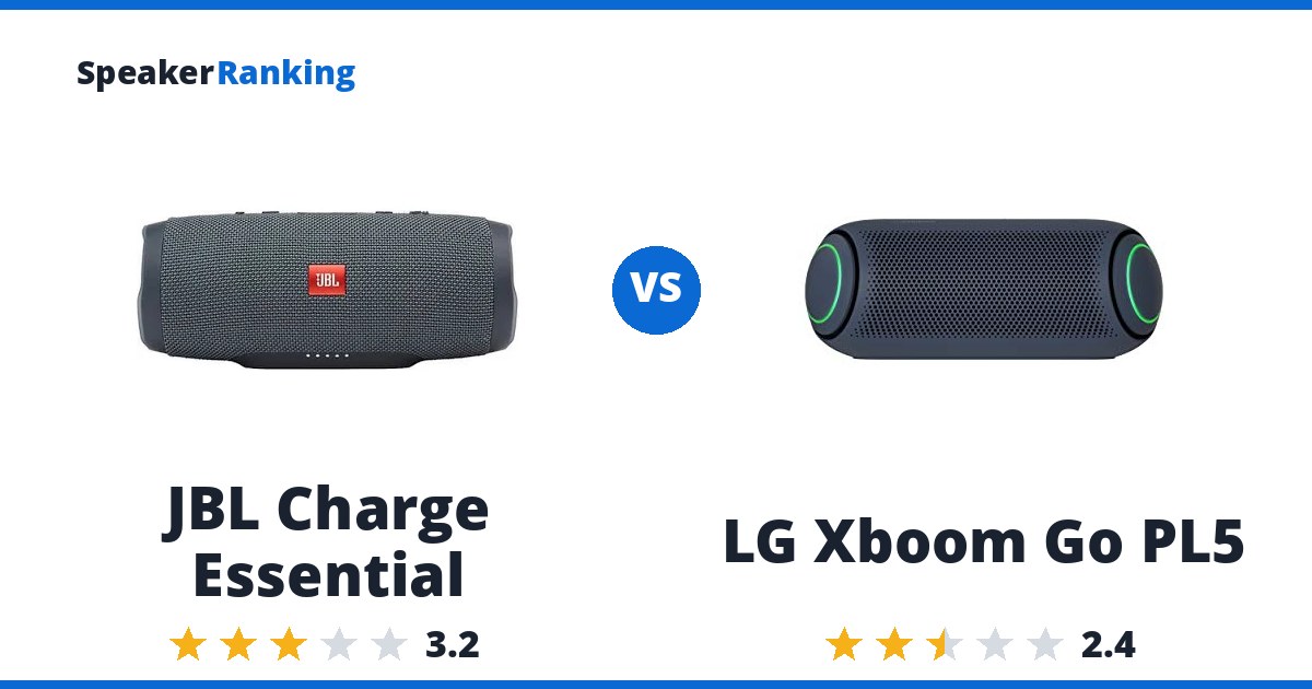 JBL Charge Essential vs LG Xboom Go PL5