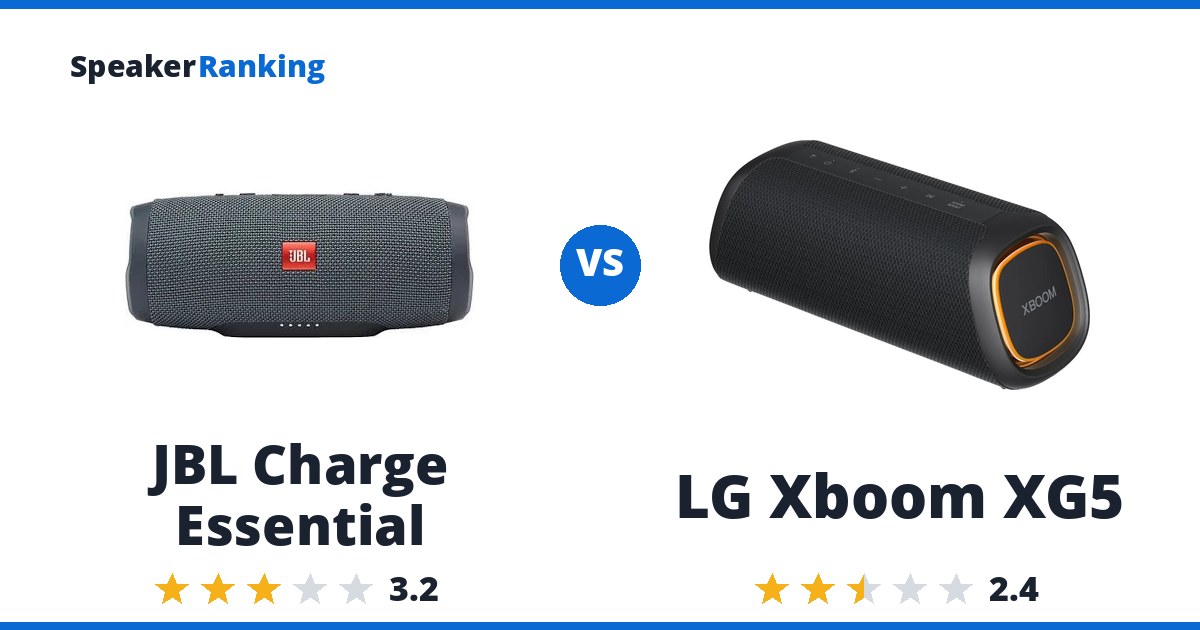 JBL Charge Essential vs LG Xboom XG5