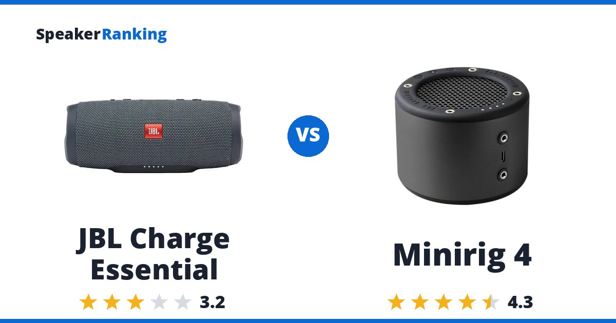 JBL Charge Essential vs Minirig 4