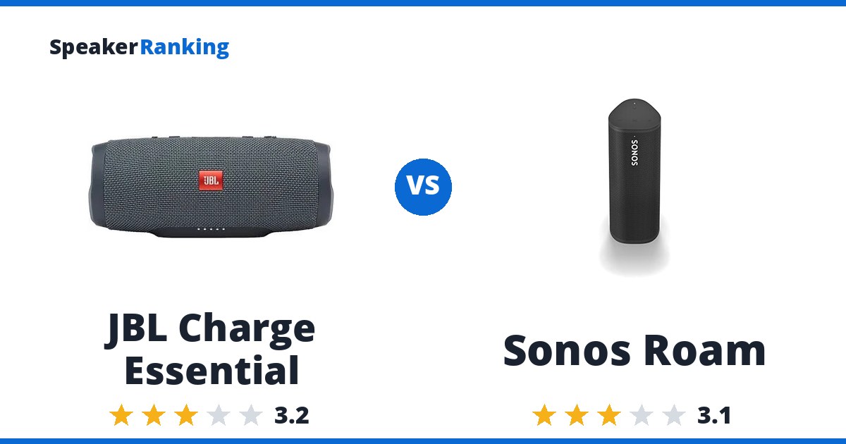 JBL Charge Essential vs Sonos Roam