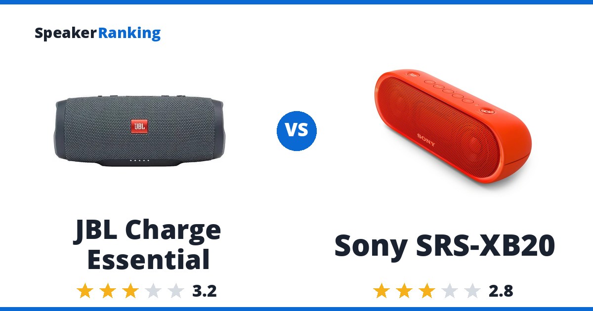 JBL Charge Essential vs Sony SRS-XB20