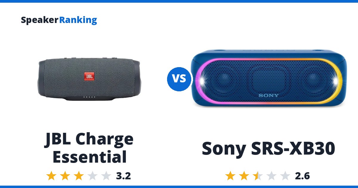 JBL Charge Essential vs Sony SRS-XB30