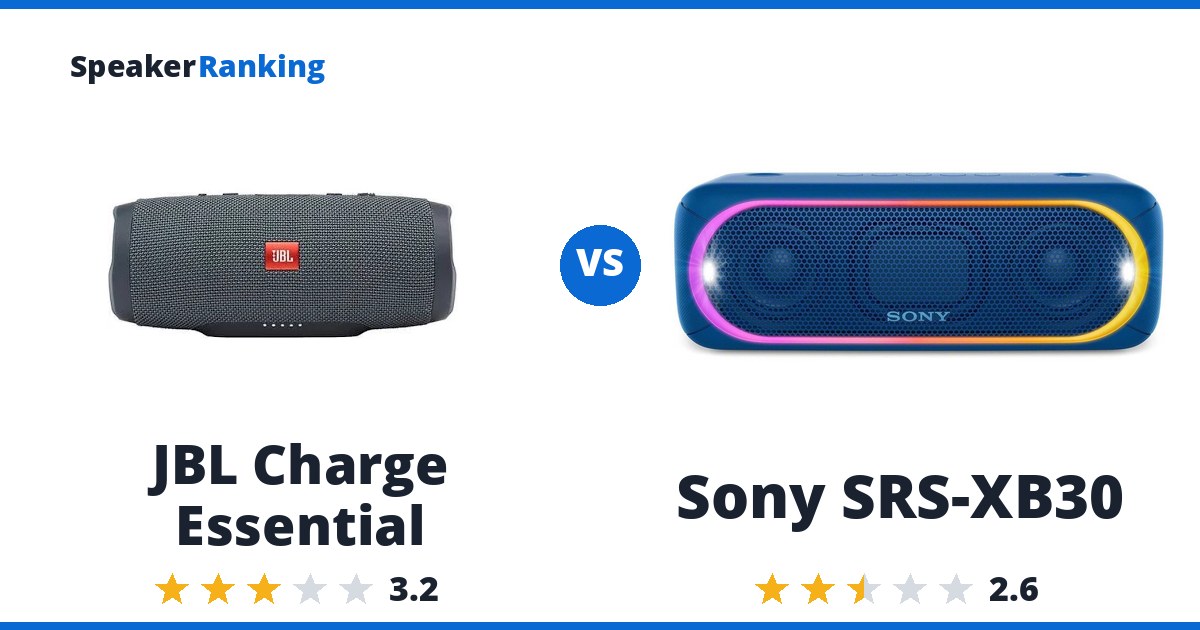 JBL Charge Essential vs Sony SRS-XB30
