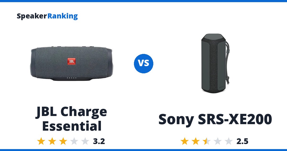 JBL Charge Essential vs Sony SRS-XE200