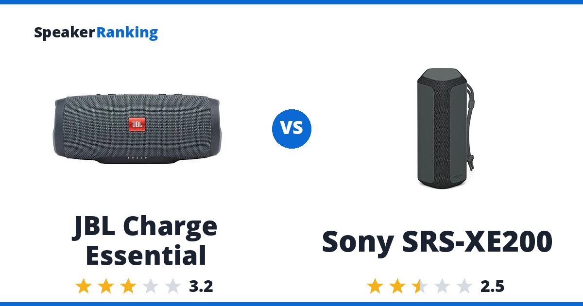 JBL Charge Essential vs Sony SRS-XE200