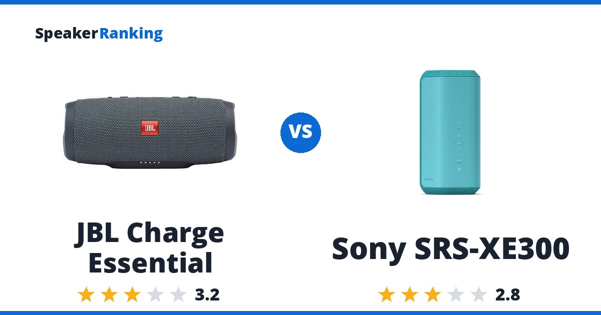 JBL Charge Essential vs Sony SRS-XE300