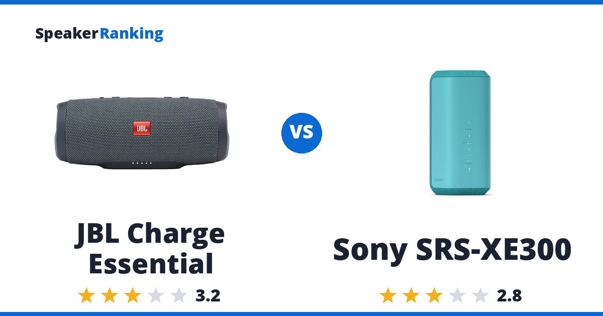 JBL Charge Essential vs Sony SRS-XE300