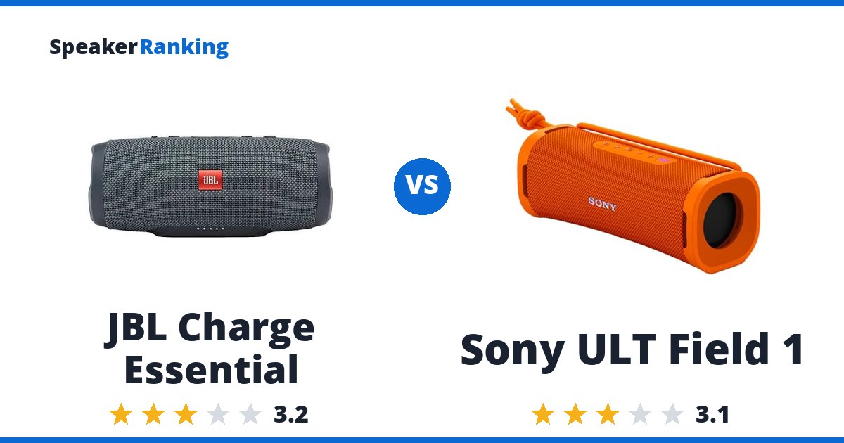 JBL Charge Essential vs Sony ULT Field 1