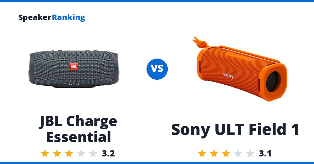 JBL Charge Essential vs Sony ULT Field 1