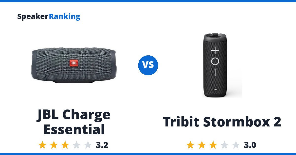 JBL Charge Essential vs Tribit Stormbox 2