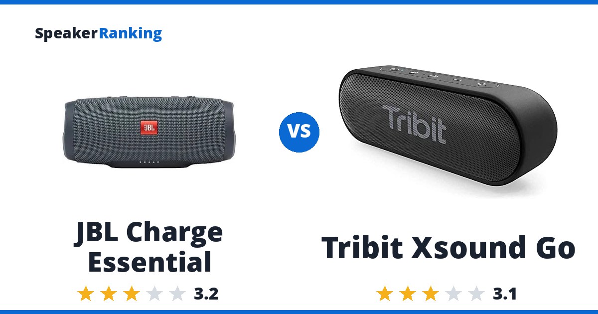JBL Charge Essential vs Tribit Xsound Go