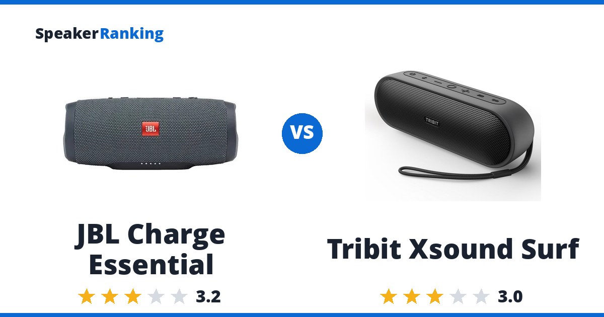 JBL Charge Essential vs Tribit Xsound Surf
