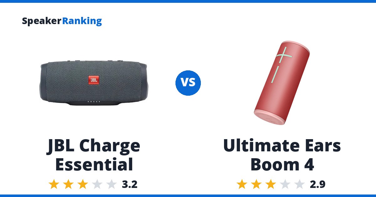 JBL Charge Essential vs Ultimate Ears Boom 4
