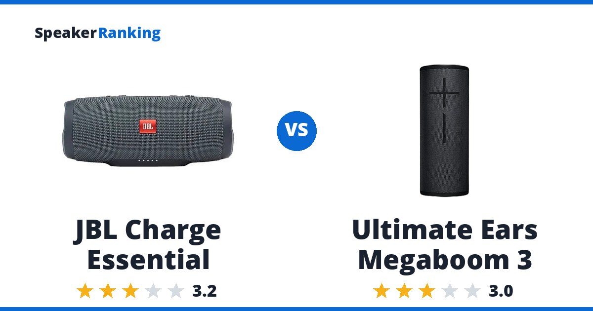 JBL Charge Essential vs Ultimate Ears Megaboom 3