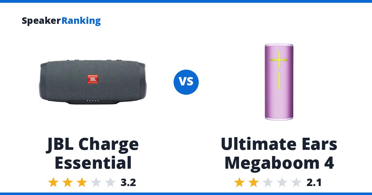 JBL Charge Essential vs Ultimate Ears Megaboom 4