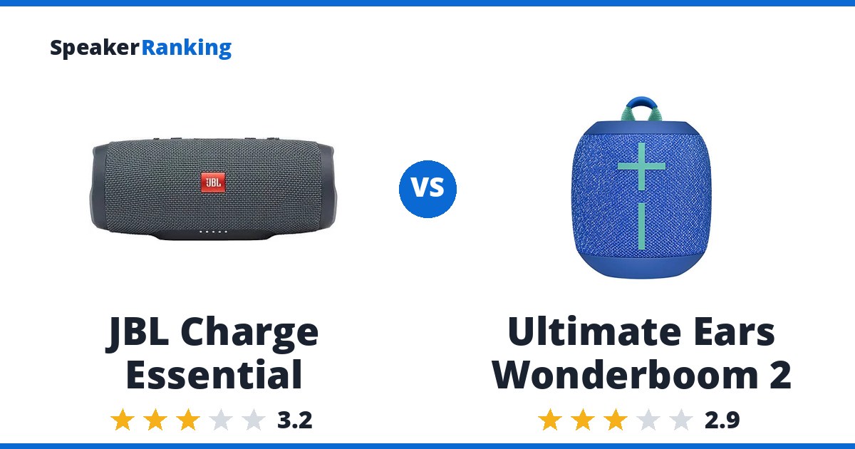 JBL Charge Essential vs Ultimate Ears Wonderboom 2