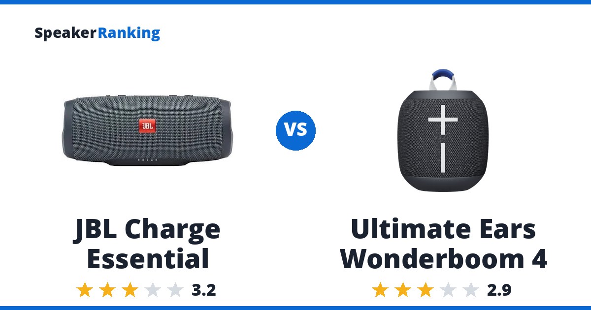 JBL Charge Essential vs Ultimate Ears Wonderboom 4