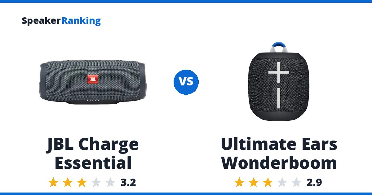 JBL Charge Essential vs Ultimate Ears Wonderboom