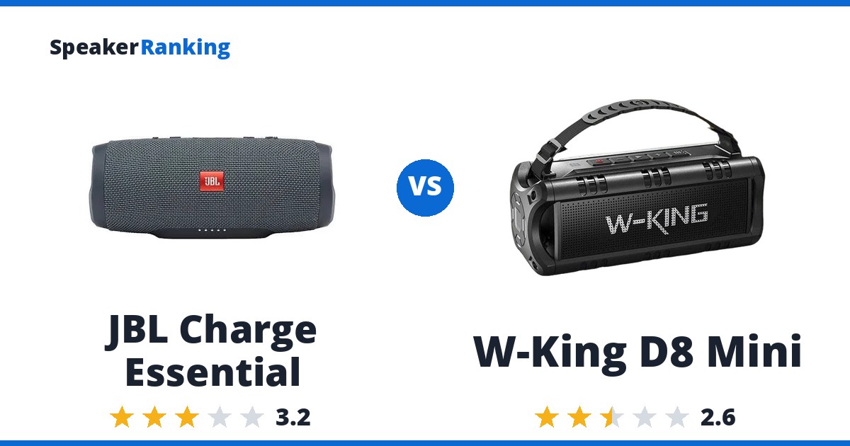 JBL Charge Essential vs W-King D8 Mini