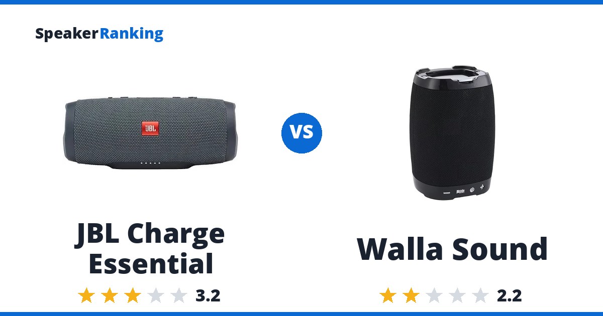 JBL Charge Essential vs Walla Sound