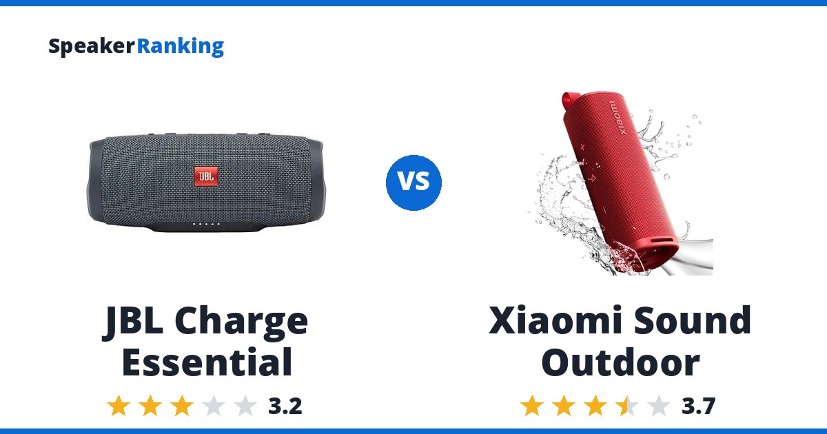 JBL Charge Essential vs Xiaomi Sound Outdoor