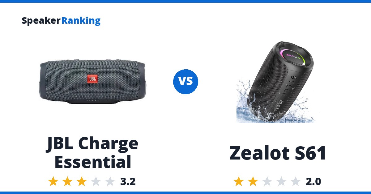 JBL Charge Essential vs Zealot S61