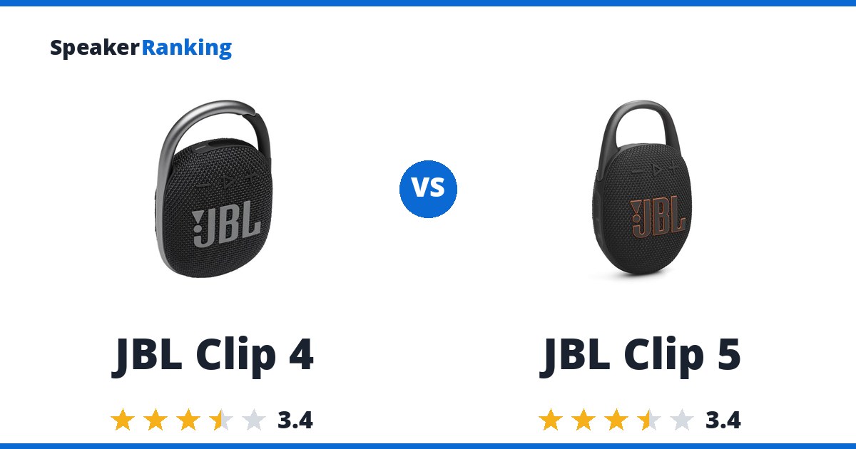 JBL Clip 4 vs JBL Clip 5
