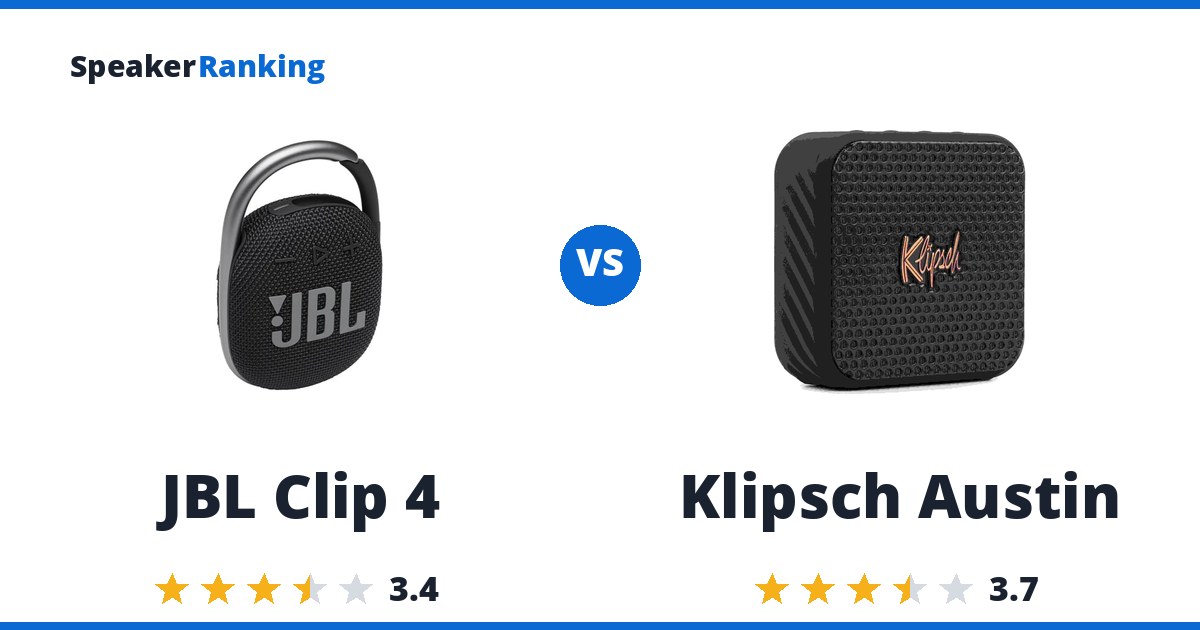 JBL Clip 4 vs Klipsch Austin