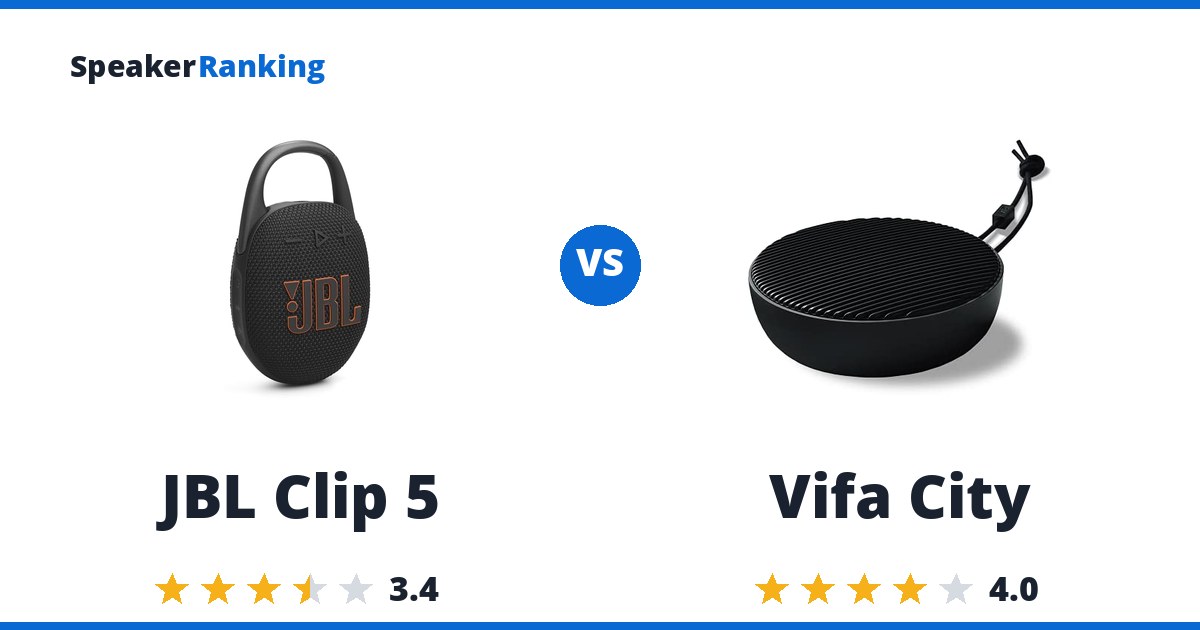 JBL Clip 5 vs Vifa City