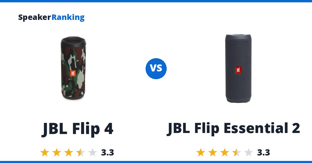 JBL Flip 4 vs JBL Flip Essential 2