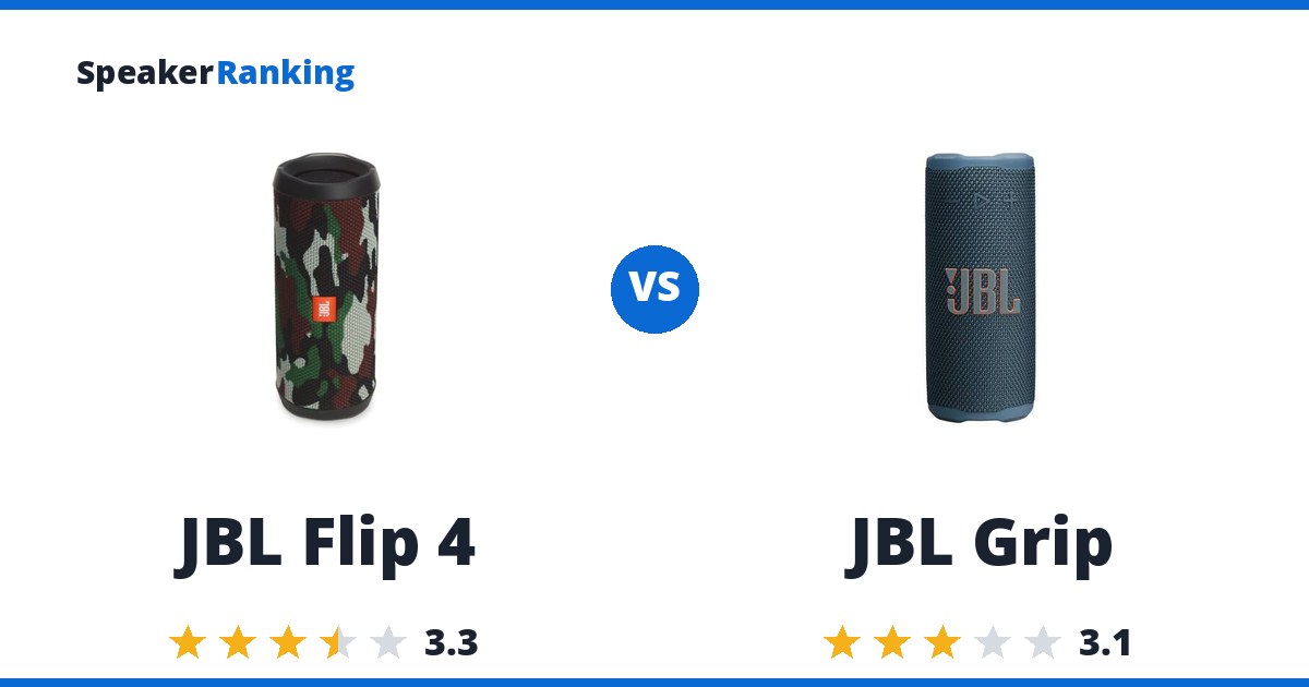 JBL Flip 4 vs JBL Grip