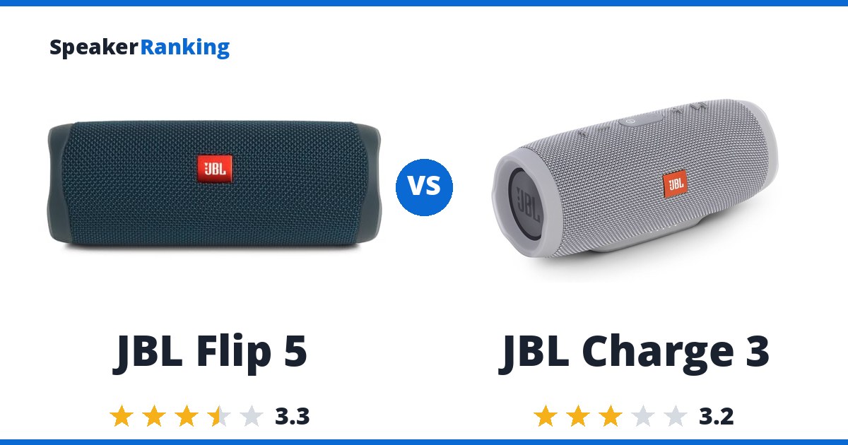 JBL Flip 5 vs JBL Charge 3