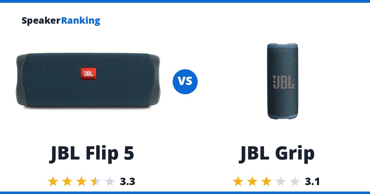 JBL Flip 5 vs JBL Grip