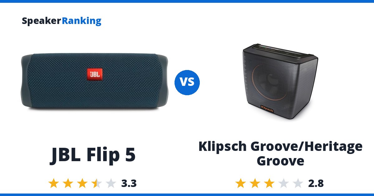 JBL Flip 5 vs Klipsch Groove/Heritage Groove