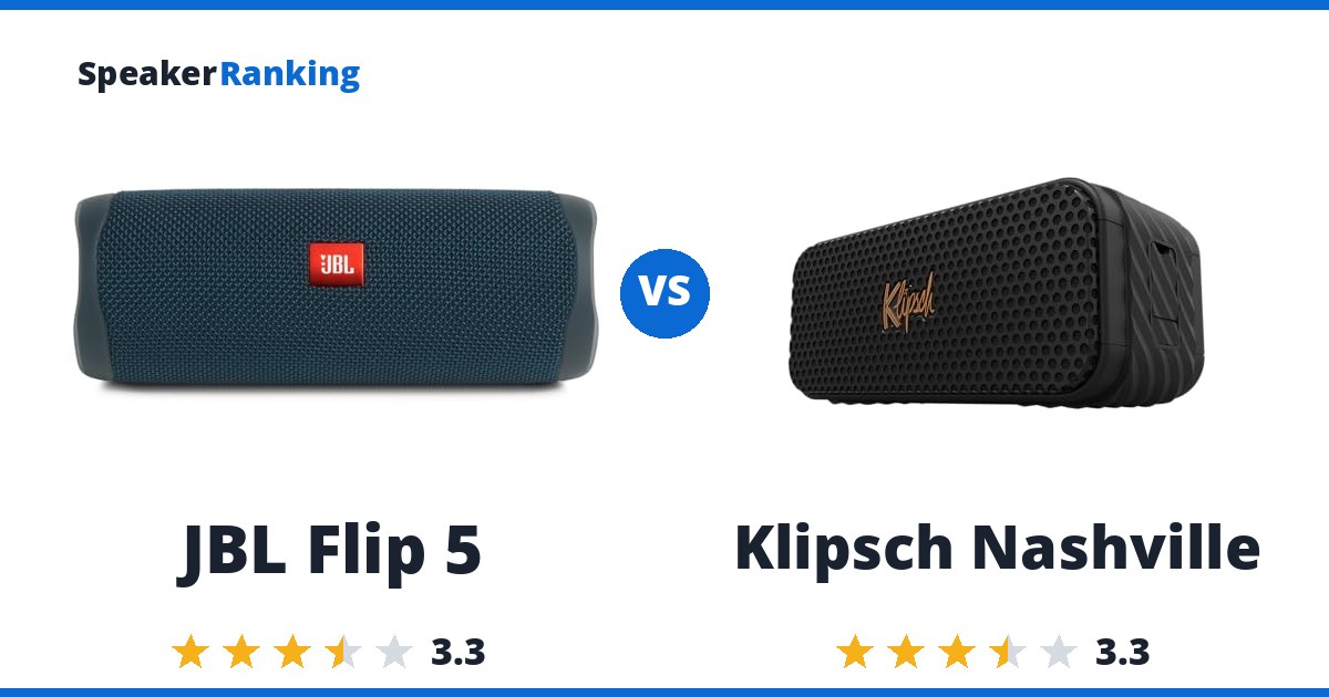 JBL Flip 5 vs Klipsch Nashville