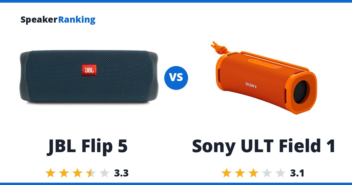 JBL Flip 5 vs Sony ULT Field 1