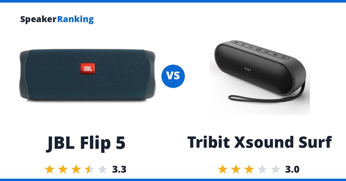 JBL Flip 5 vs Tribit Xsound Surf
