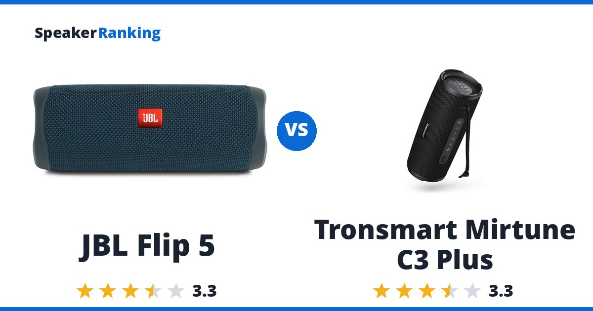 JBL Flip 5 vs Tronsmart Mirtune C3 Plus
