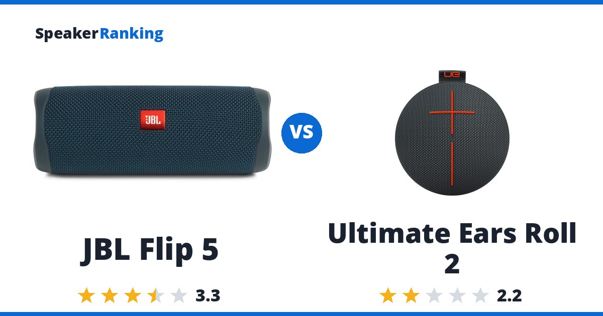 JBL Flip 5 vs Ultimate Ears Roll 2