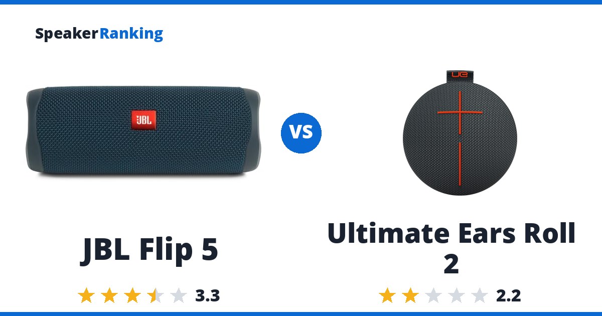 JBL Flip 5 vs Ultimate Ears Roll 2