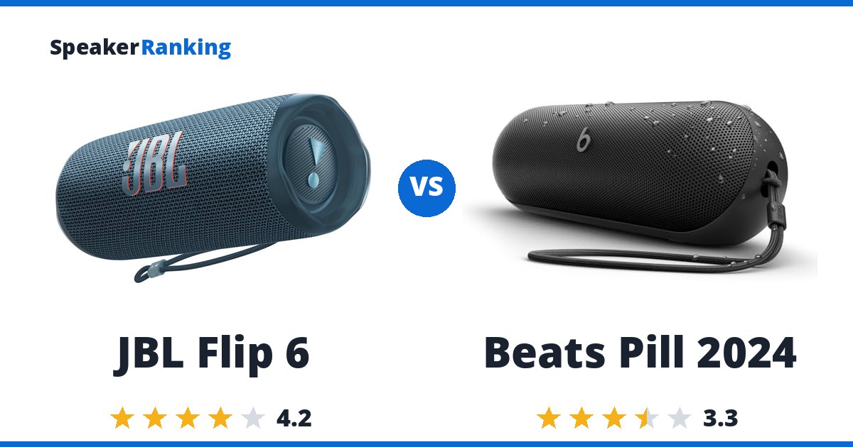 JBL Flip 6 vs Beats Pill 2024