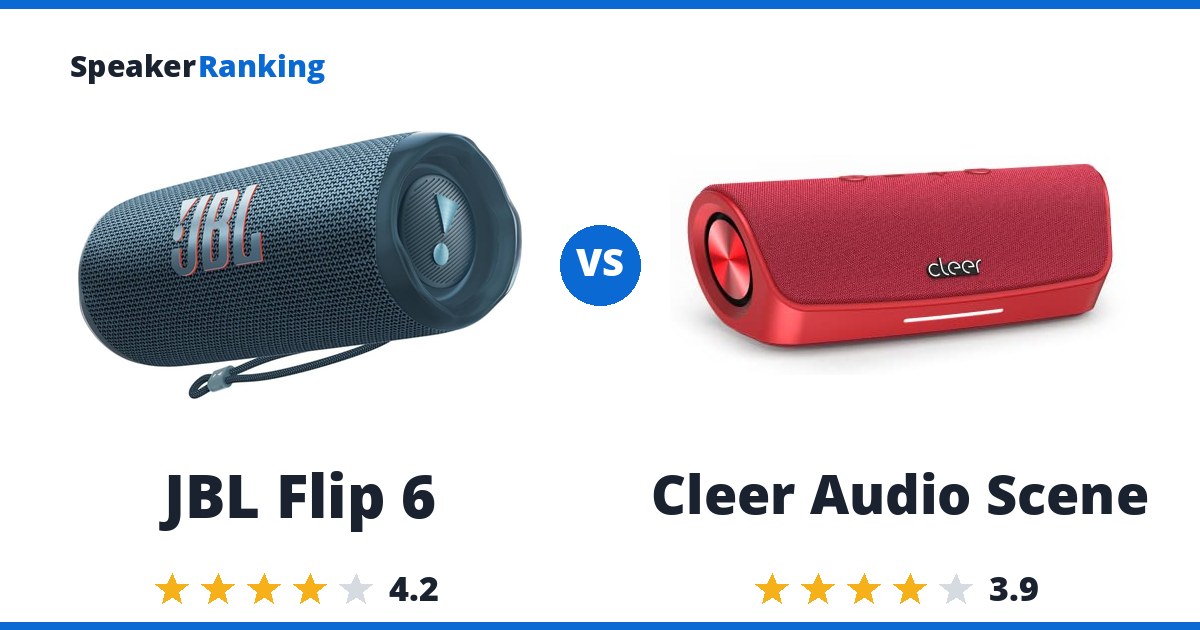 JBL Flip 6 vs Cleer Audio Scene