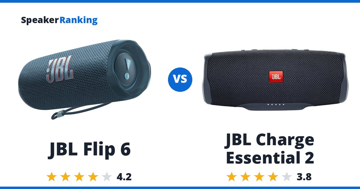 JBL Flip 6 vs JBL Charge Essential 2